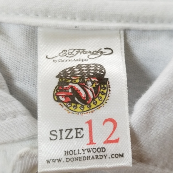 Ed Hardy Boys Polo Shirt - Picture 5 of 7